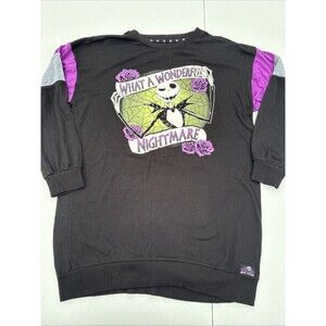 Nightmare Before Christmas Sweater Sleep Shirt Sz Med Disney Wonderful Nightmare